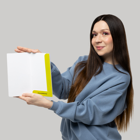 Фирменные вырубные папки